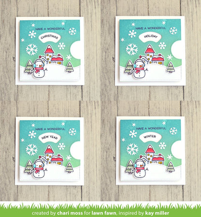 Lawn Fawn - Reveal Wheel Holiday Sentiments