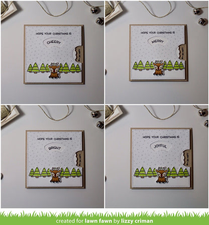 Lawn Fawn - Reveal Wheel Holiday Sentiments