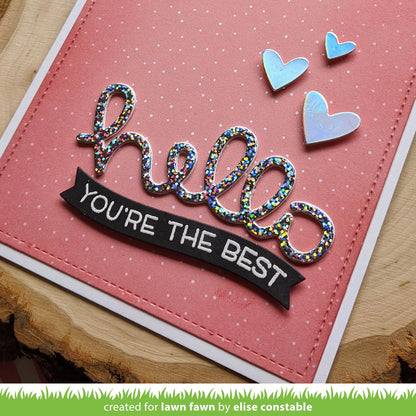 Lawn Fawn - Metallic Cardstock - Holographic
