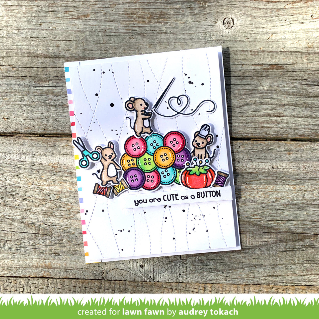 Lawn Fawn - How You Bean? Buttons Add-On