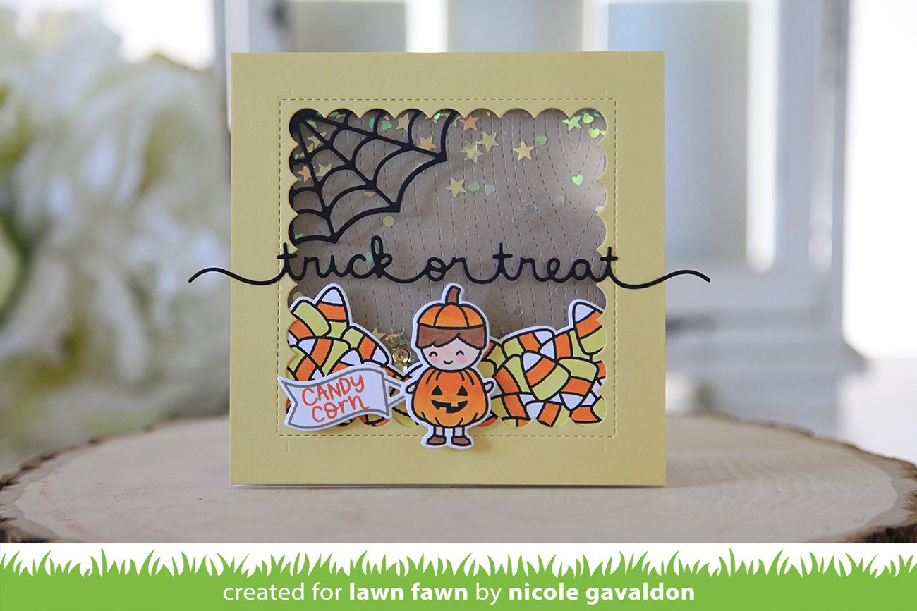 Lawn Fawn - Stitched Woodgrain Backdrop