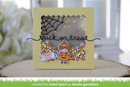 Lawn Fawn - Outside In Stitched Scalloped Square Stackables