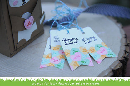 Lawn Fawn - How You Bean? Conversation Heart Add-On