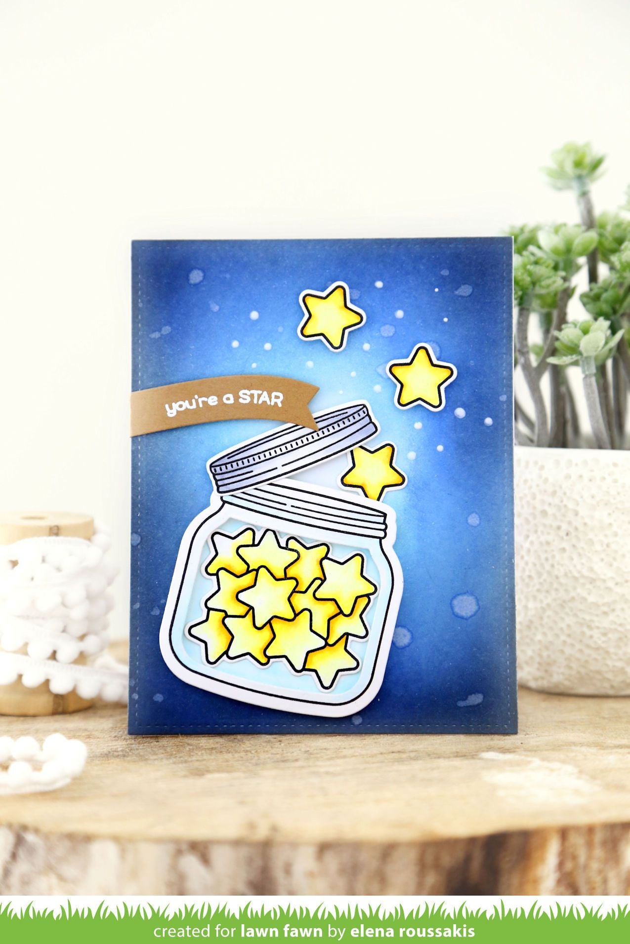 Lawn Fawn - How You Bean? Star Add-On