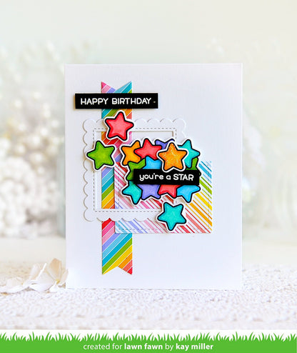 Lawn Fawn - Stitched Scalloped Square Frames