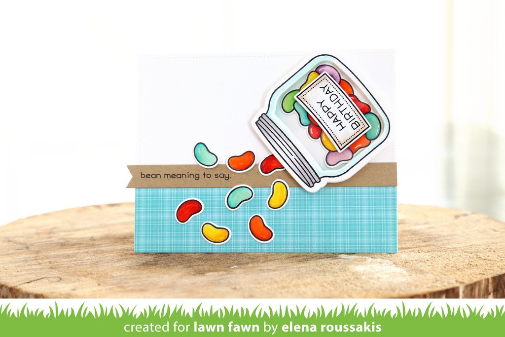 Lawn Fawn - How You Bean? Shaker Add-On