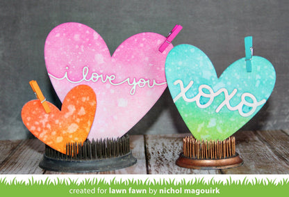 Lawn Fawn - Scripty XOXO