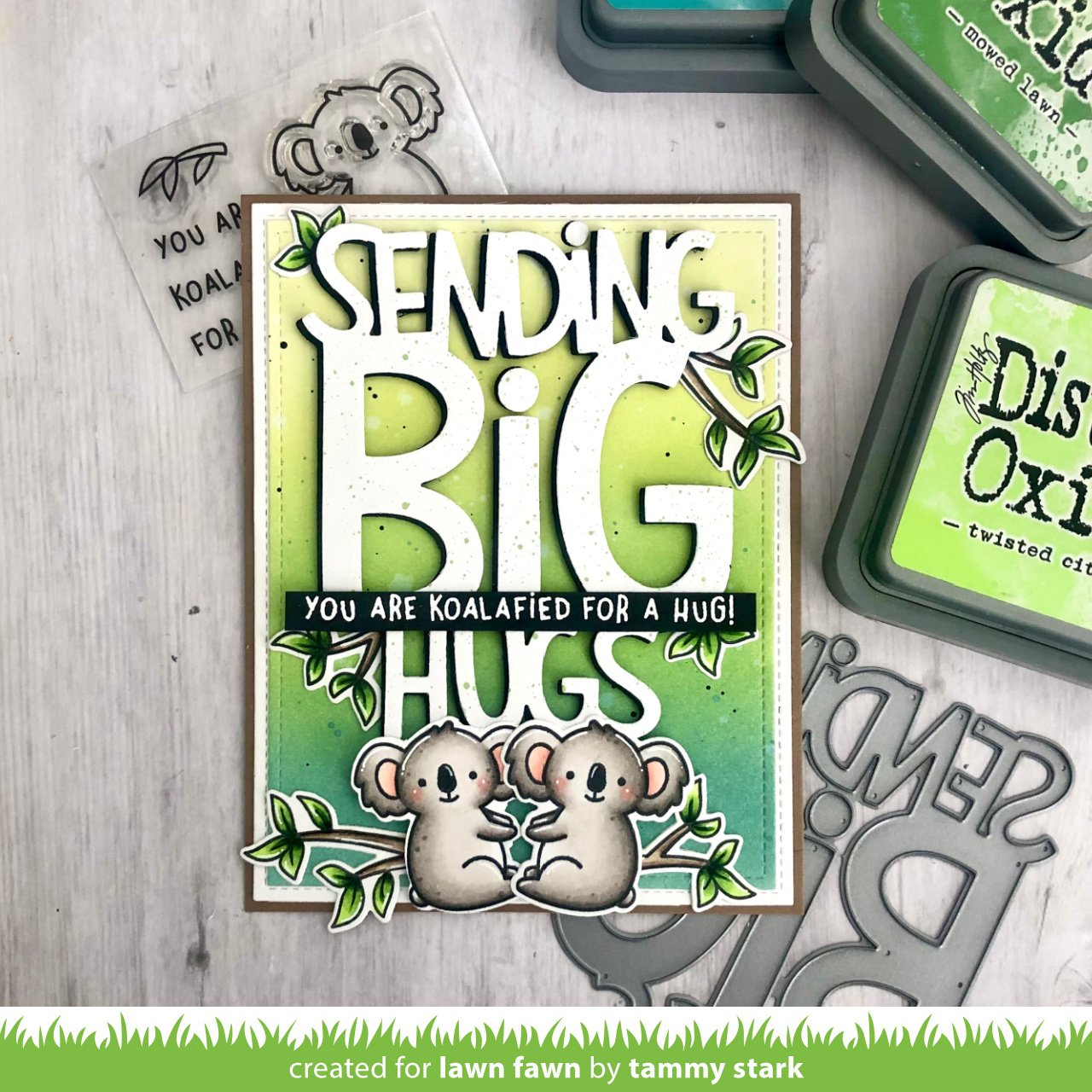 Lawn Fawn - Giant Sending Big Hugs