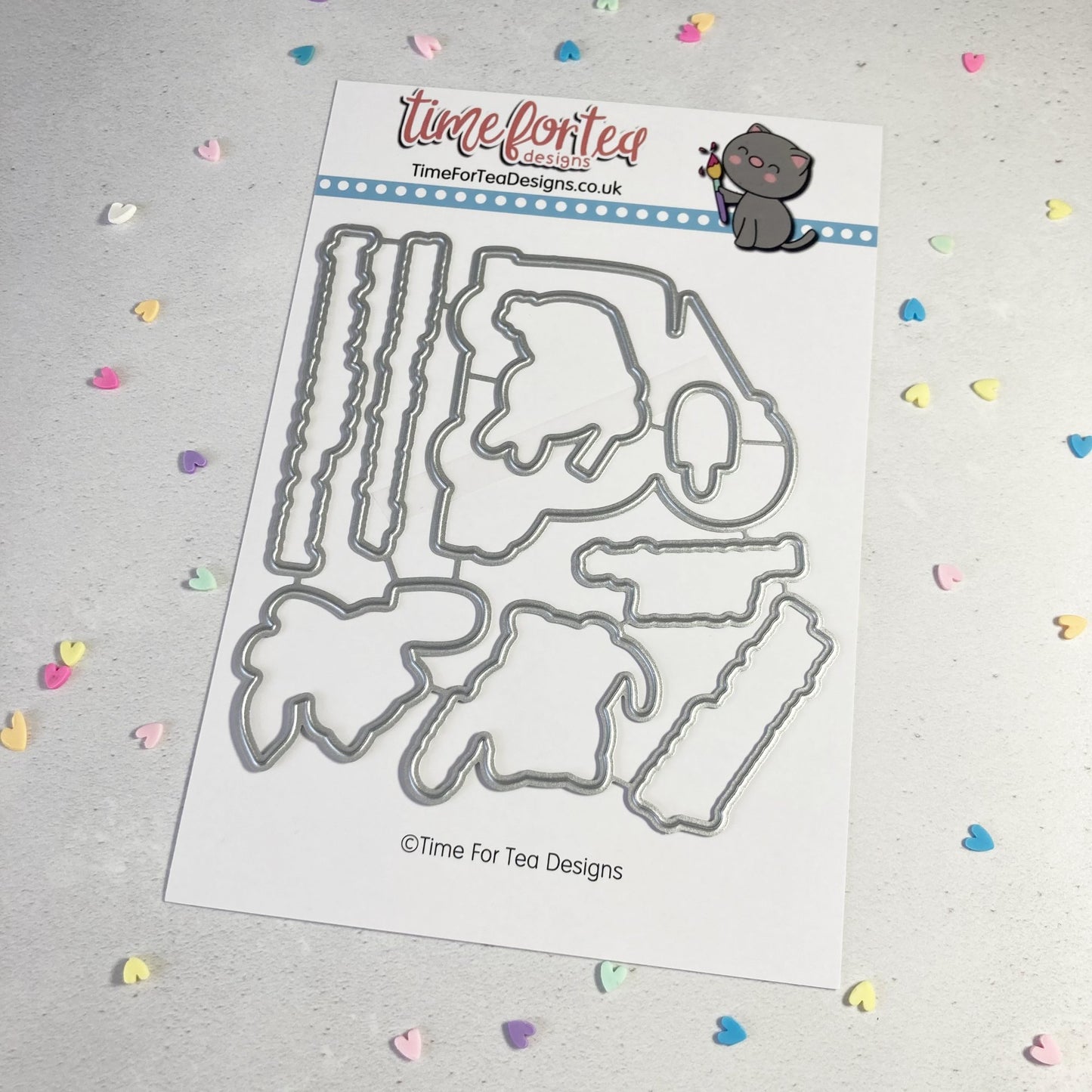 Time For Tea Designs - Cool Critters Metal Die