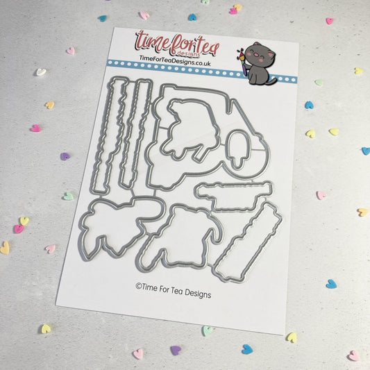 Time For Tea Designs - Cool Critters Metal Die