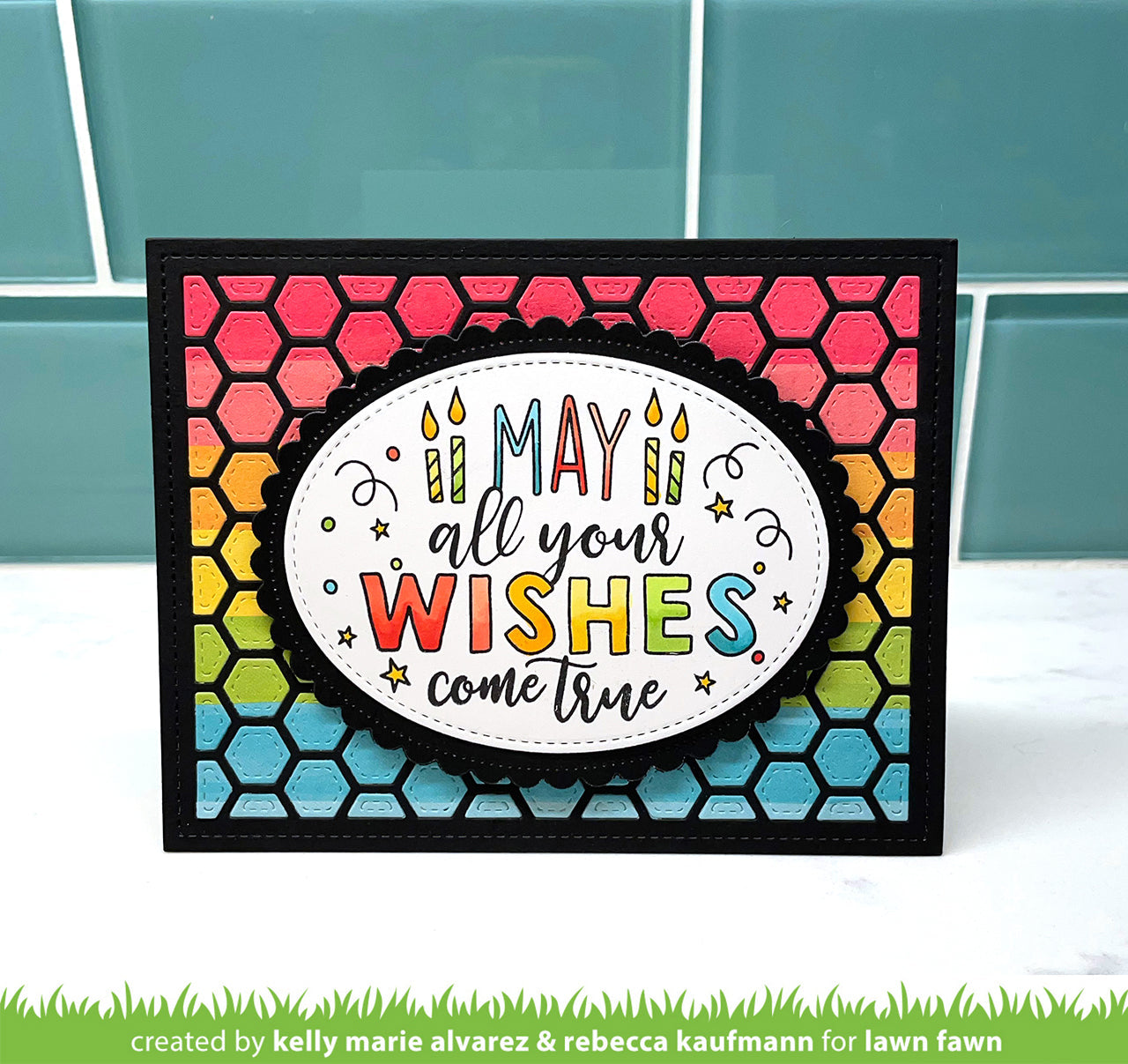 Lawn Fawn - Honeycomb Backdrop