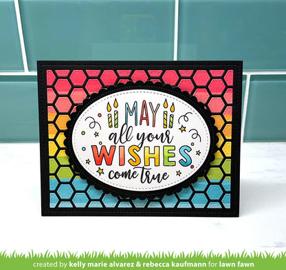 Lawn Fawn - Honeycomb Backdrop