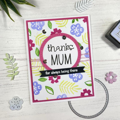 Time For Tea Designs - Mum & Dad Sentiment Clear Stamps