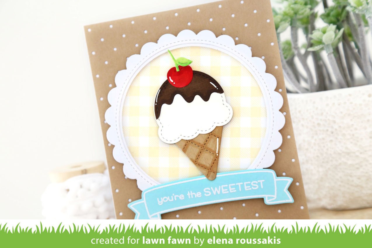 Lawn Fawn - Stitched Scalloped Circle Frames
