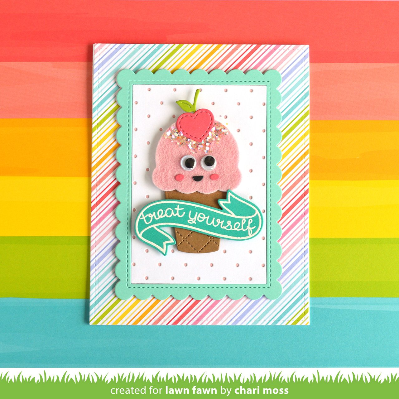 Lawn Fawn - Stitched Scalloped Rectangle Frames