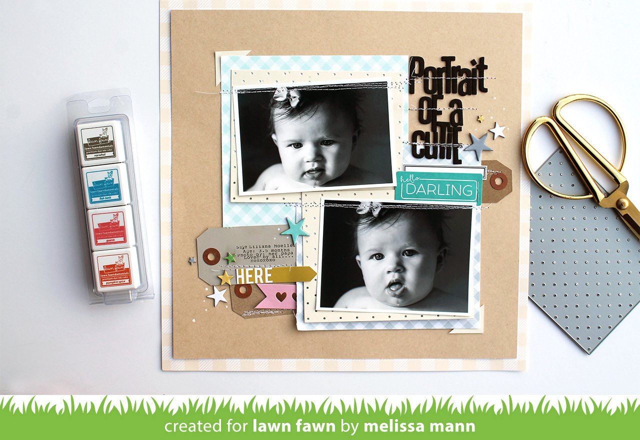 Lawn Fawn - Itsy Bitsy Polka Dot Backdrop