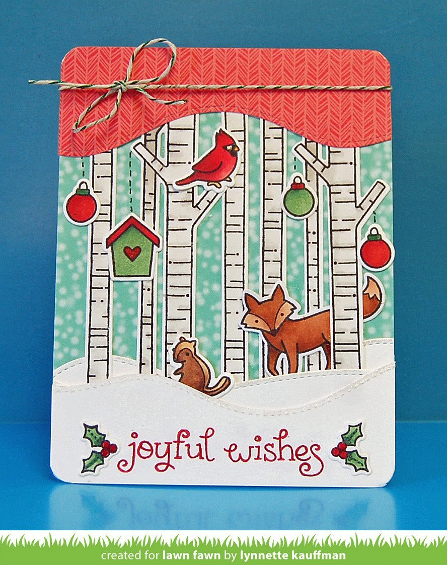 Lawn Fawn - Joy To The Woods