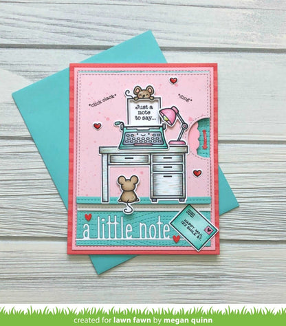 Lawn Fawn - a Little Note Line Border