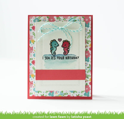 Lawn Fawn - Just Stitching Double Rectangles