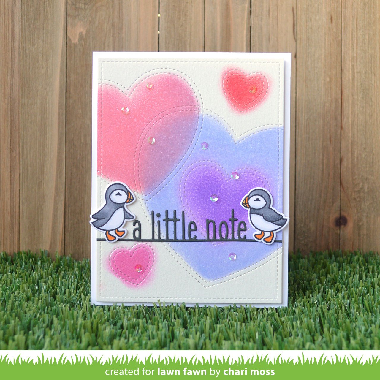 Lawn Fawn - a Little Note Line Border