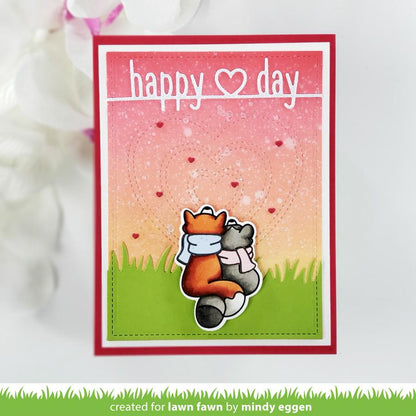 Lawn Fawn - Happy Heart Day Line Border