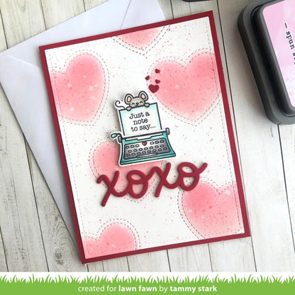 Lawn Fawn - Just Stitching Hearts