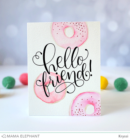 Mama Elephant - Hello Friend Wishes