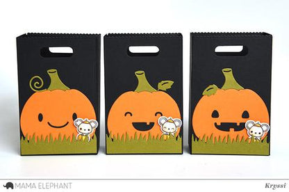 Mama Elephant - Favor Bag Accessory - Pumpkin - Creative Cuts