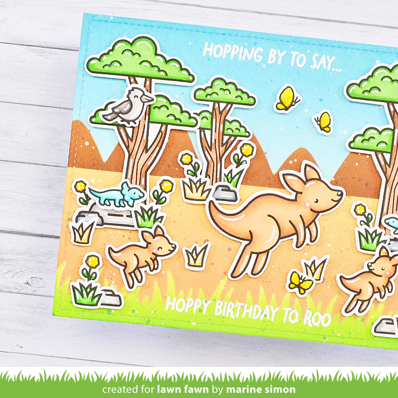 Lawn Fawn - Kanga-Rrific Add-On