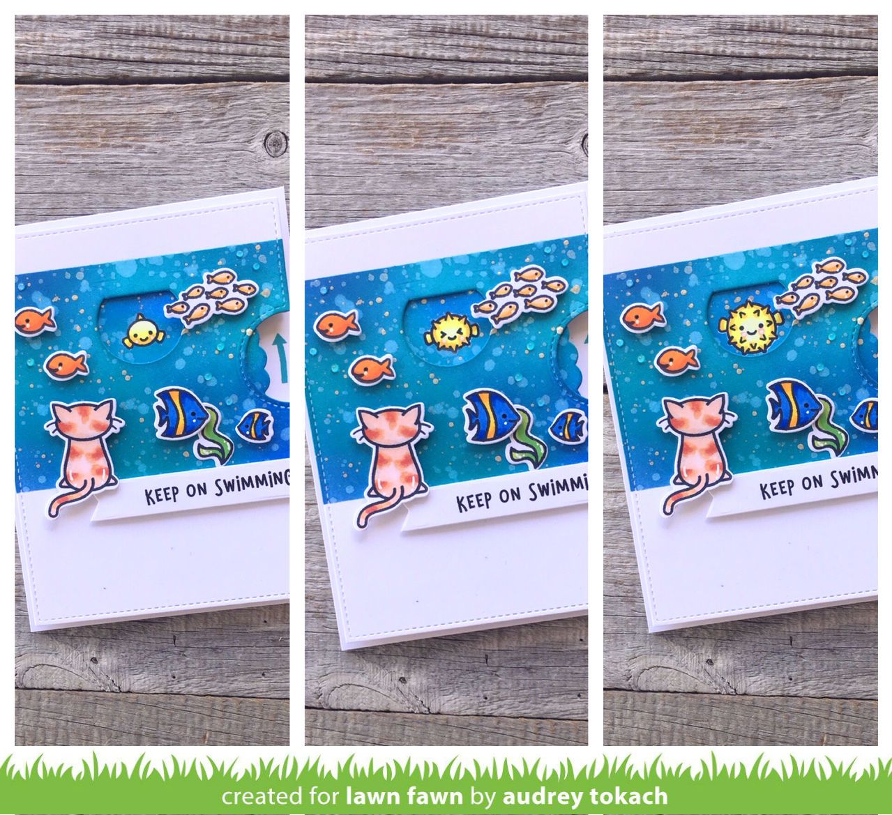 Lawn Fawn - Reveal Wheel Templates: Keep On Swimming