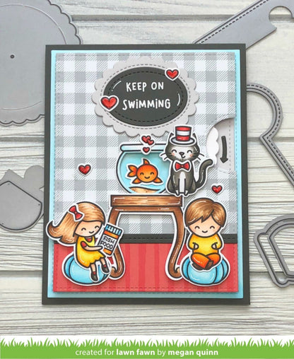 Lawn Fawn - Reveal Wheel Keep On Swimming Add-On