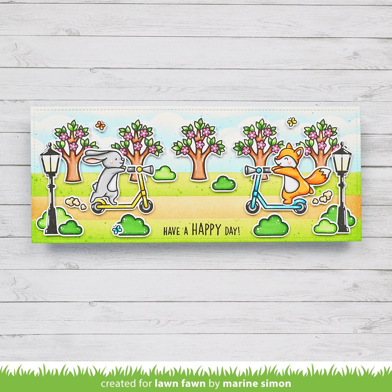 Lawn Fawn - Scootin' By