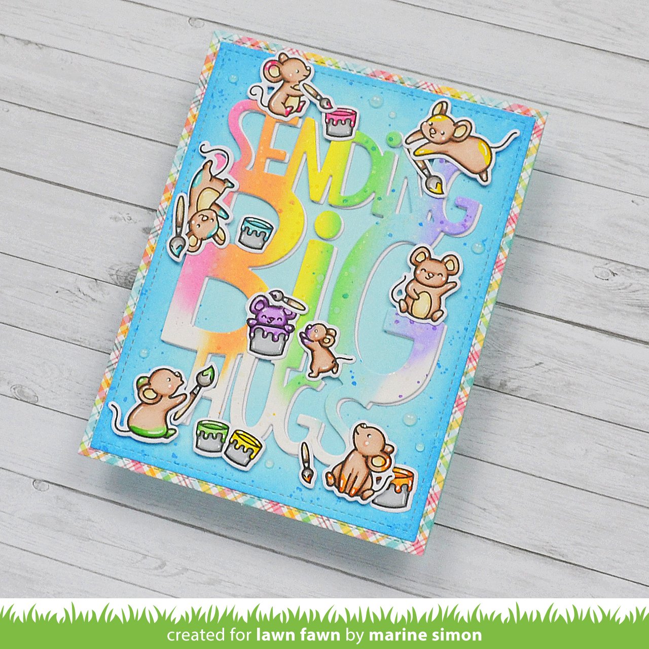 Lawn Fawn - Giant Sending Big Hugs