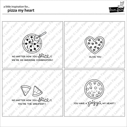 Lawn Fawn - Pizza My Heart