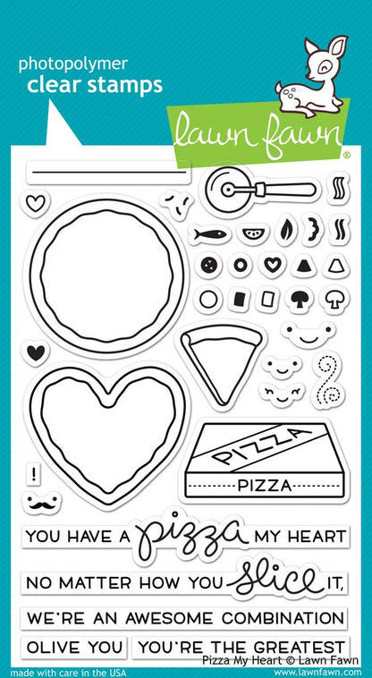 Lawn Fawn - Pizza My Heart