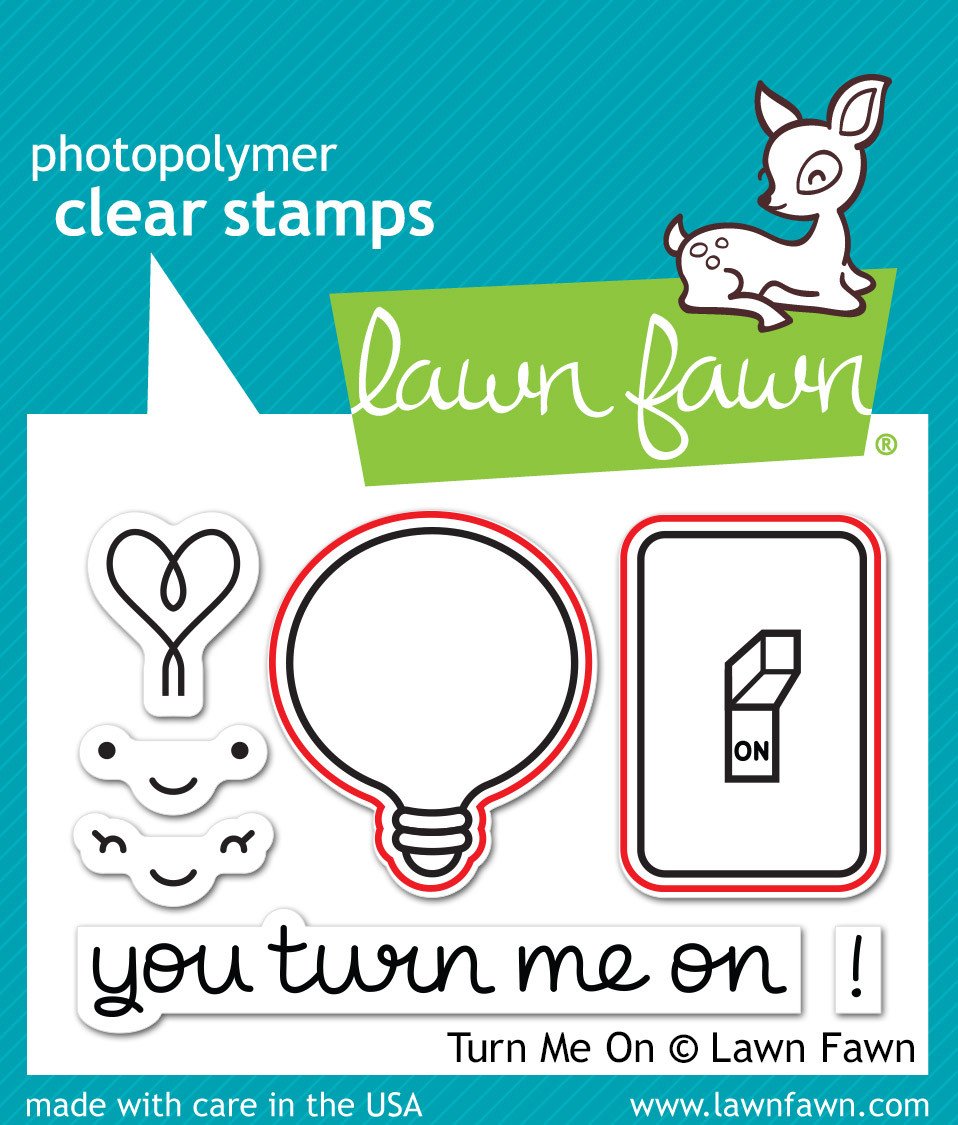 Lawn Fawn - Turn Me On - Lawn Cuts