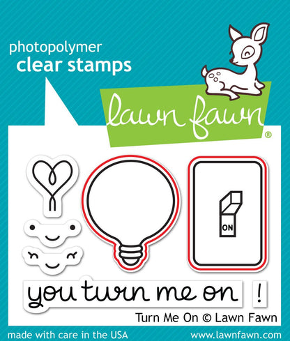 Lawn Fawn - Turn Me On - Lawn Cuts