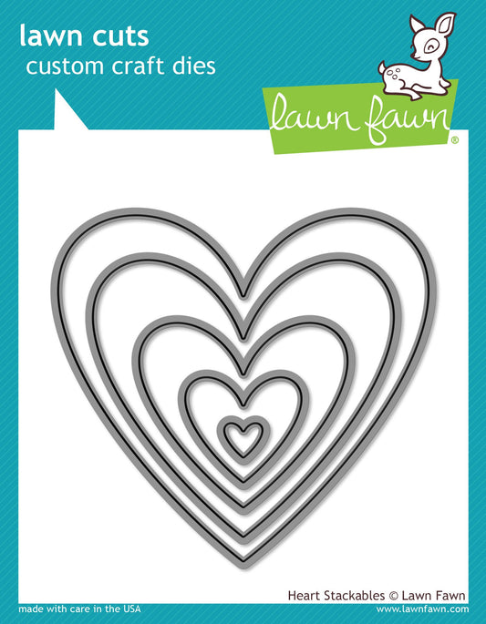 Lawn Fawn - Heart Stackables