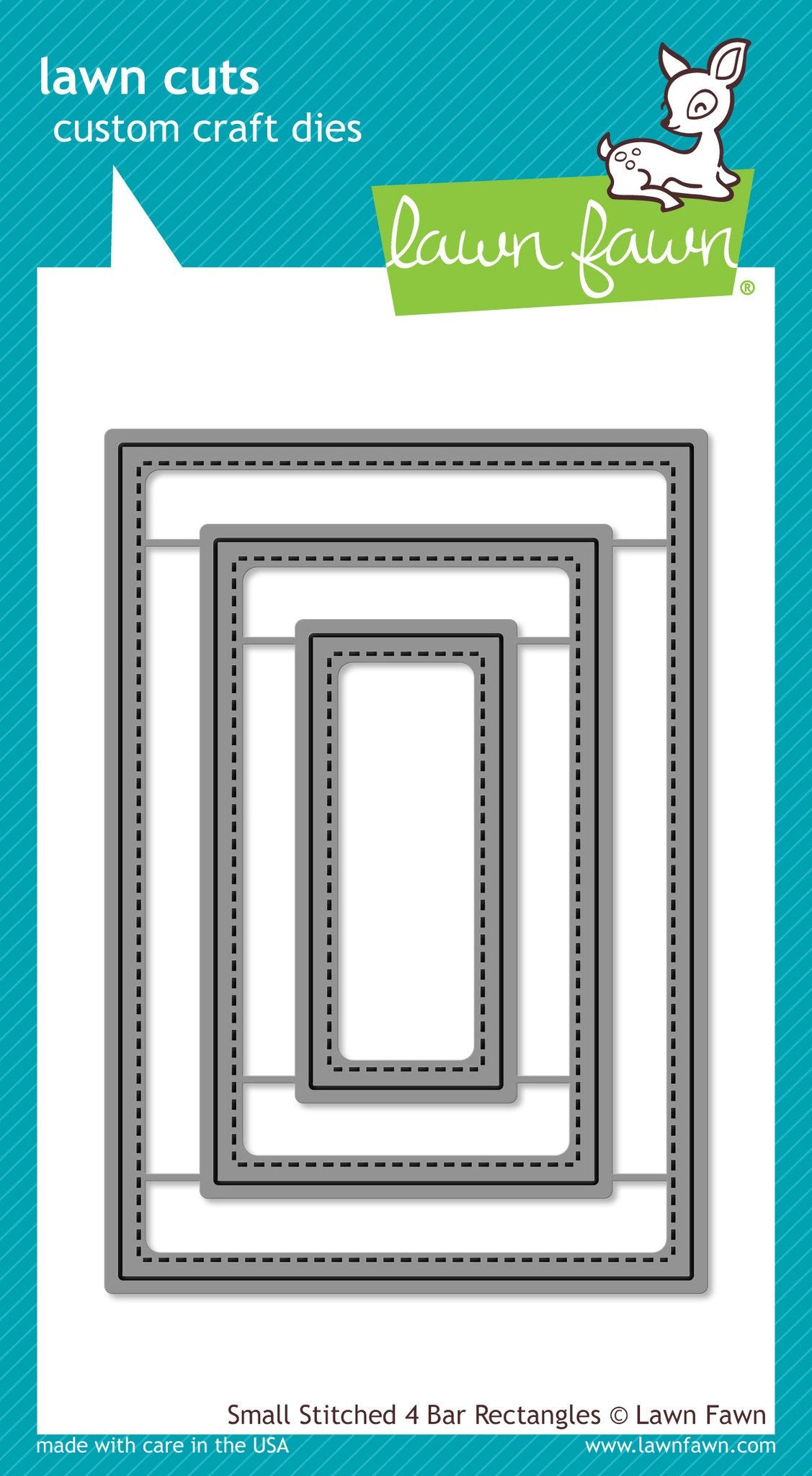 Lawn Fawn - Small Stitched 4 Bar Rectangles