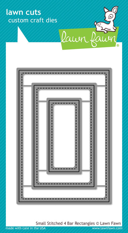 Lawn Fawn - Small Stitched 4 Bar Rectangles