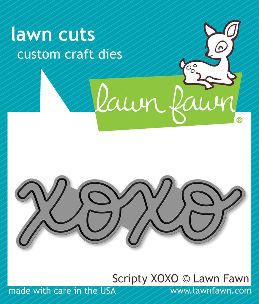 Lawn Fawn - Scripty XOXO