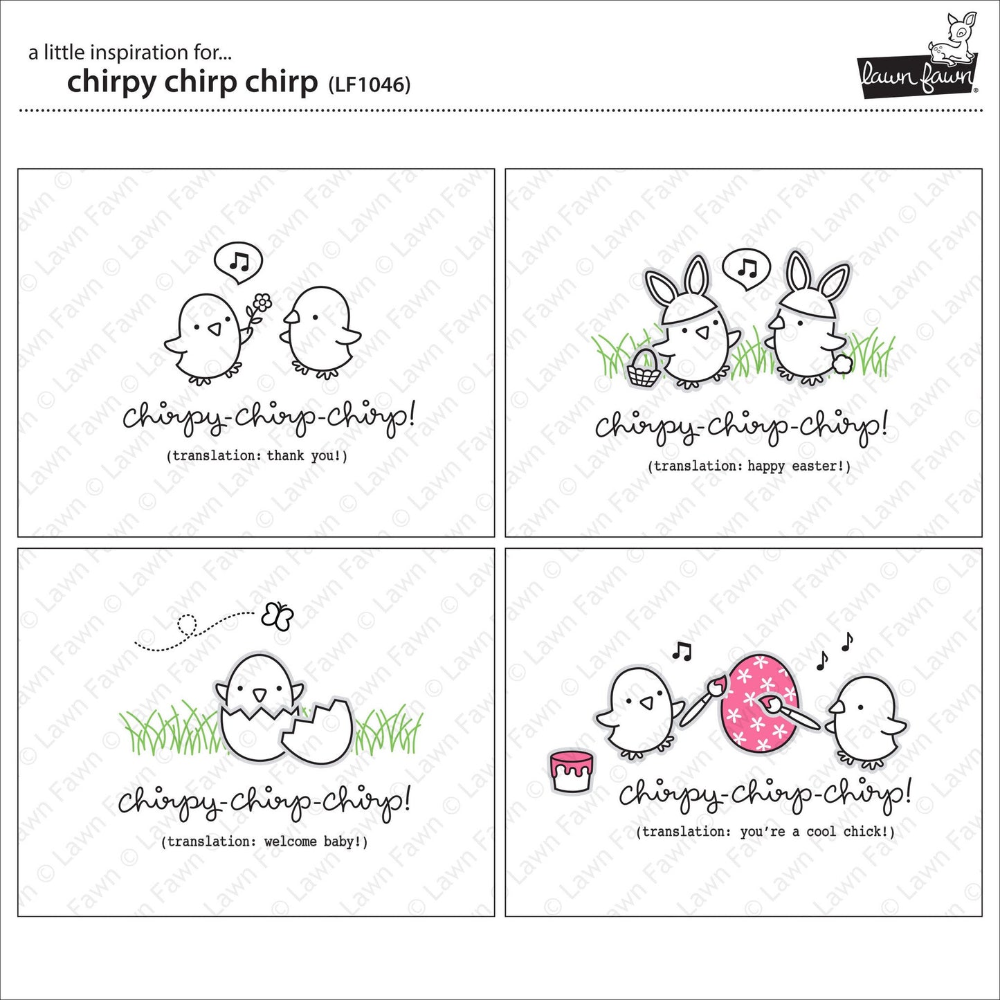 Lawn Fawn - Chirpy Chirp Chirp