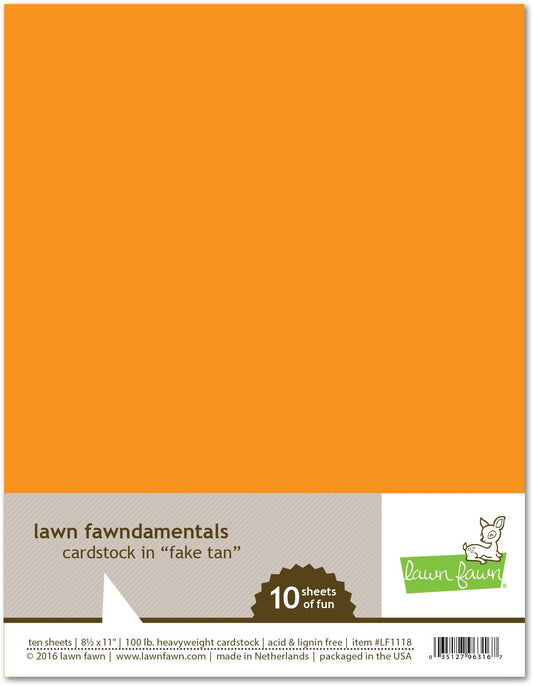 Lawn Fawn - Fake Tan Cardstock