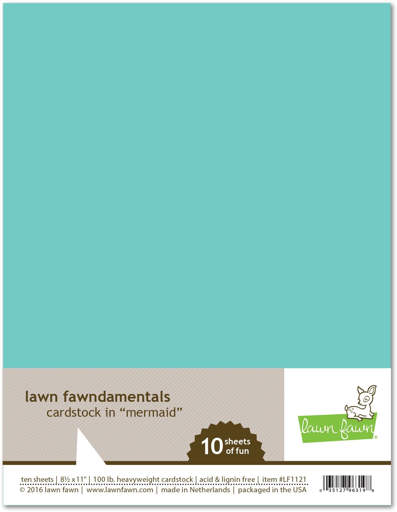 Lawn Fawn - Mermaid Cardstock