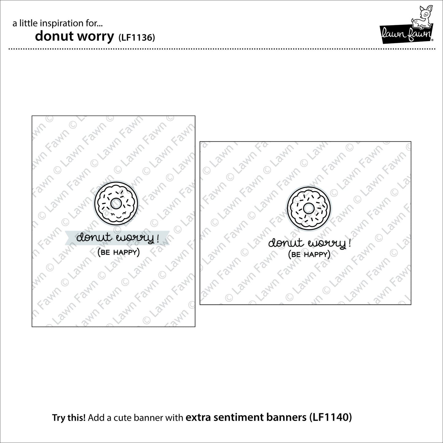 Lawn Fawn - Donut Worry