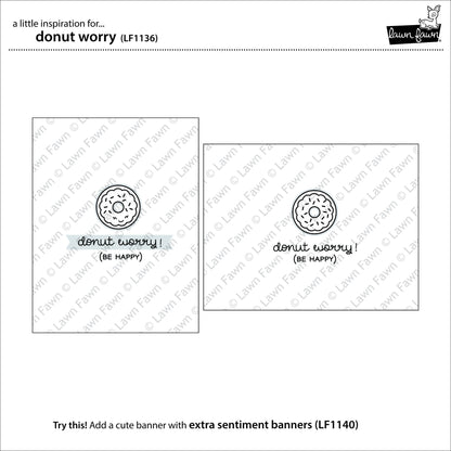 Lawn Fawn - Donut Worry