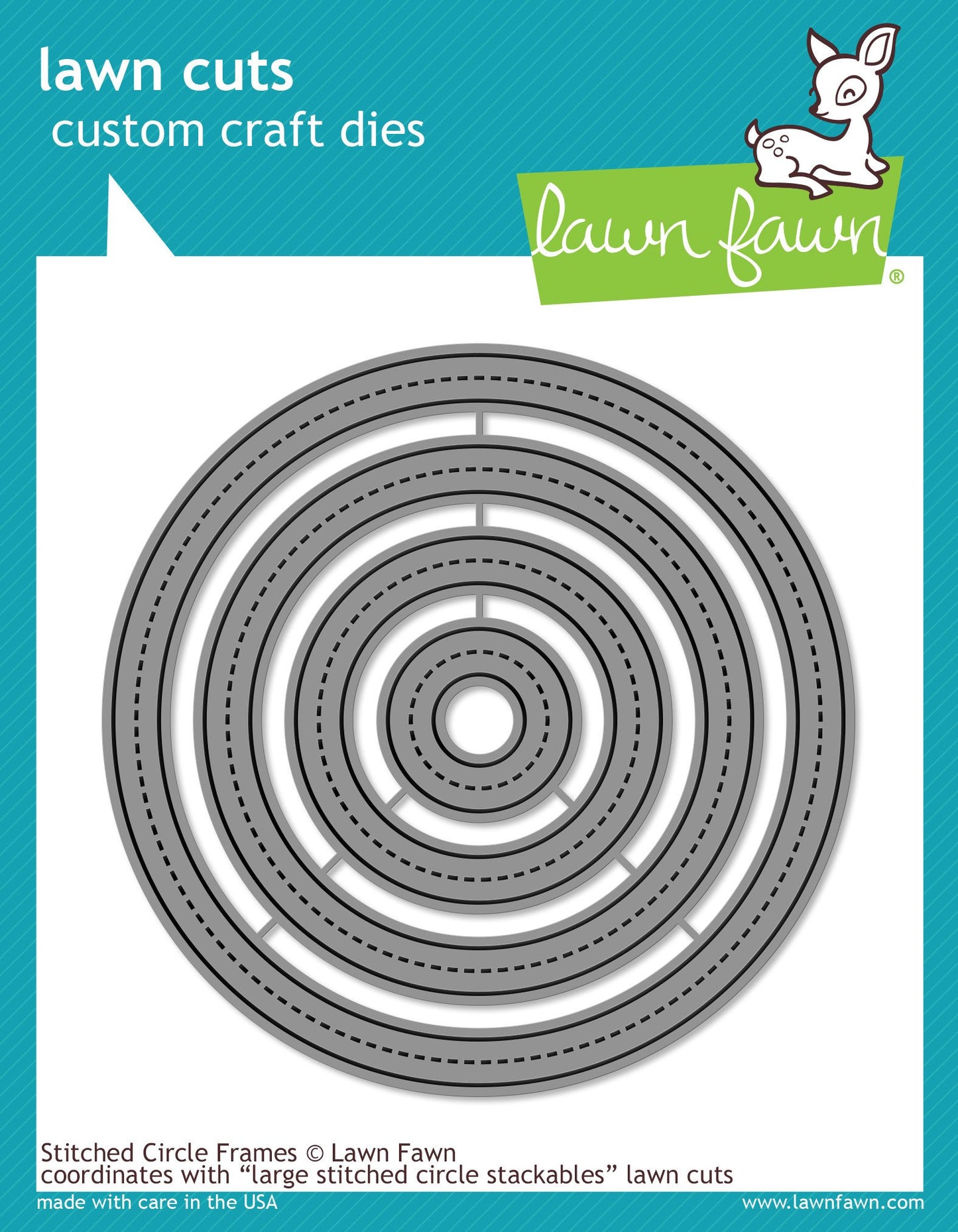 Lawn Fawn - Stitched Circle Frames