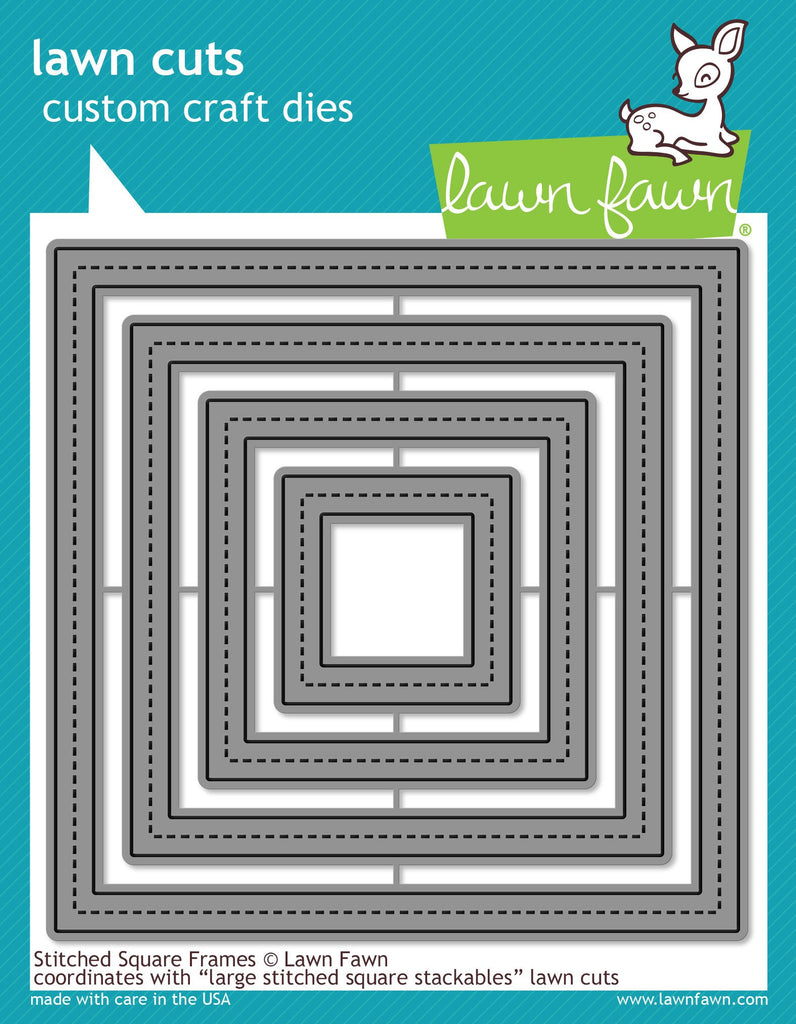 Lawn Fawn - Stitched Square Frames
