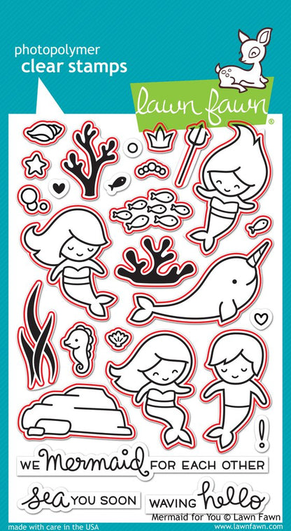 Lawn Fawn - Mermaid For You Lawn-Cuts