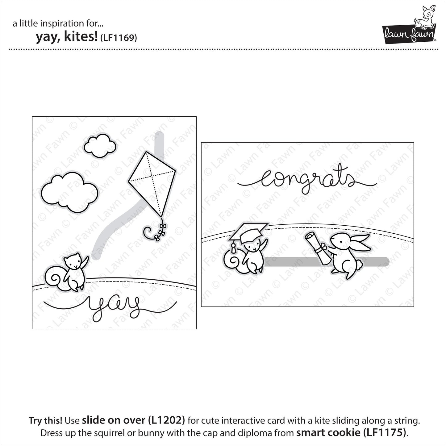 Lawn Fawn - Yay, Kites!